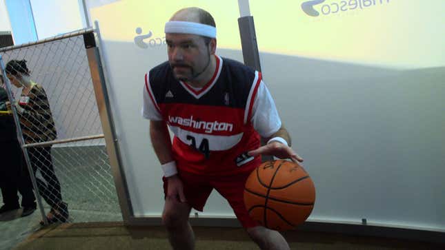 As Promised, Here I am Looking Like a Jackass Playing <em>NBA Baller Beats</em>