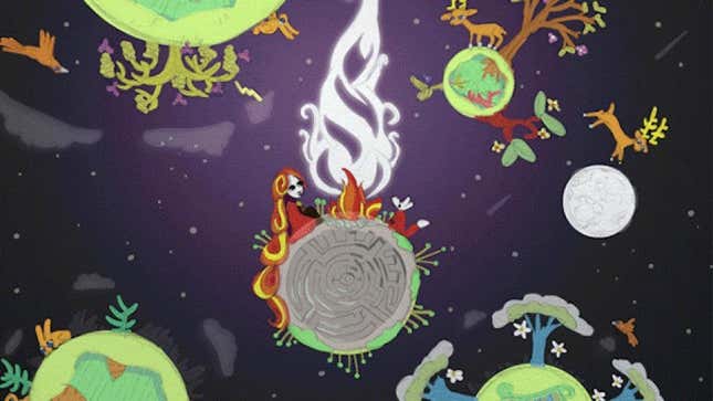 The Clever-Cute <em>Gravity Ghost</em> Game Makes Exploring Tiny Planets a Gorgeous Experience