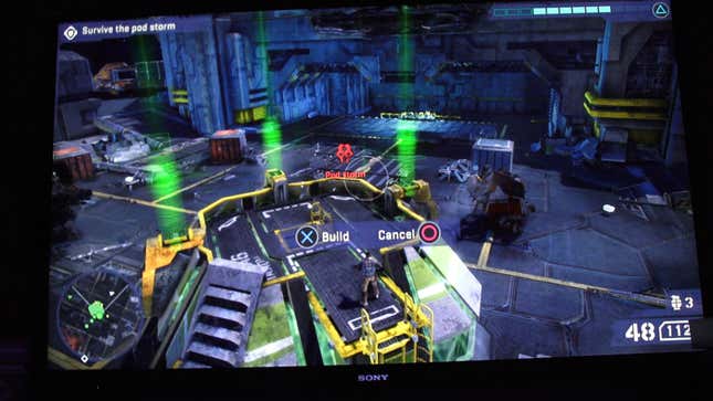 From Space Combat to Build-and-Battle in a Single <em>Starhawk</em> Mission