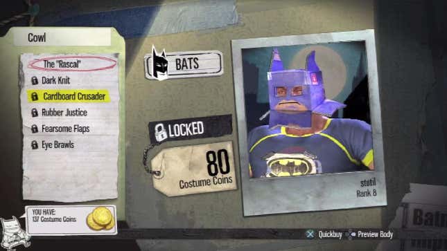 This is How You Customize Characters in <em>Gotham City Impostors</em>