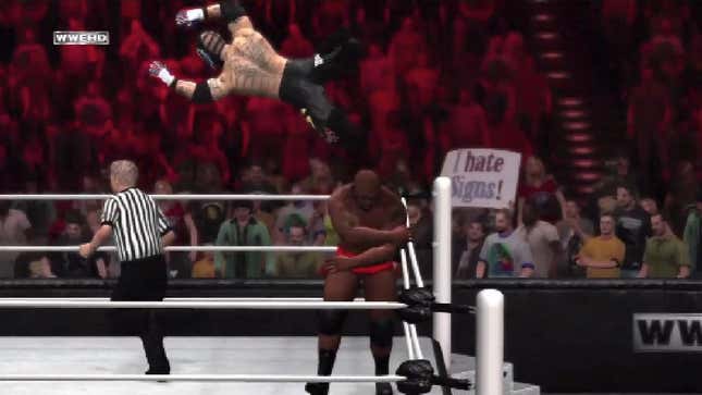 Here's Me Struggling through a Couple of <em>WWE '12</em> Matches