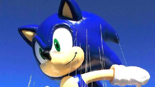 Check Out the Smirk on the Sonic the Hedgehog Thanksgiving Day Balloon