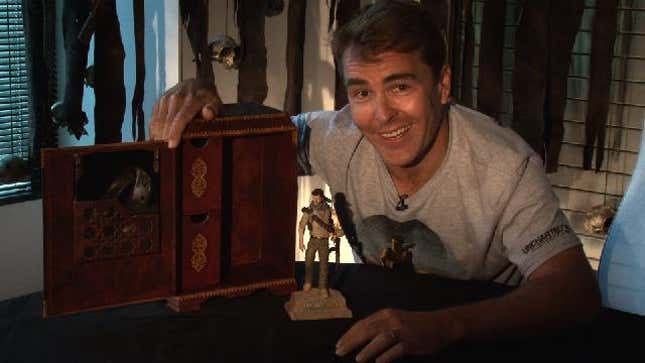 The Voice of Nathan Drake Unboxes <em>Uncharted 3's</em> Collector's Edition