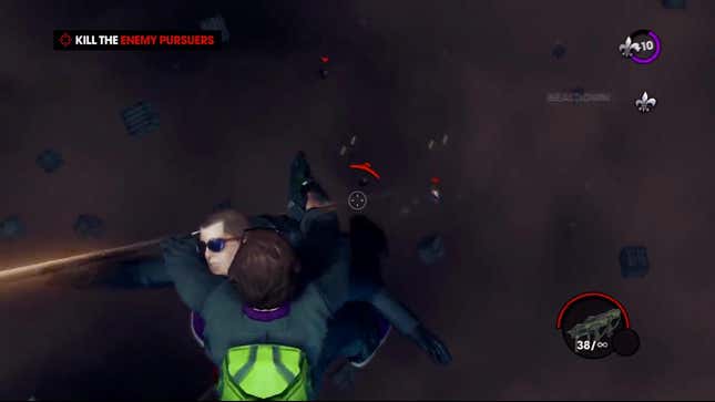It's Saints on a Plane in <em>Saints Row: The Third</em>'s Freefalling Mission