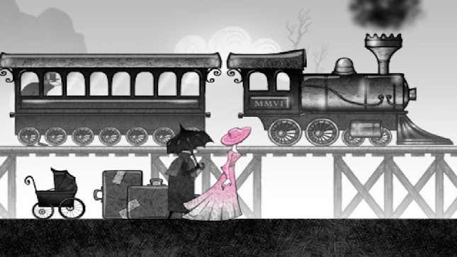 Super Mario Bros. By Way Of Edward Gorey, On An iPhone