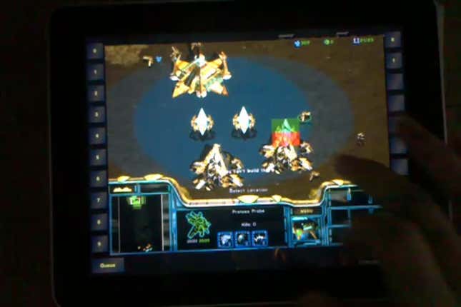 Let's Play Starcraft On The iPad!