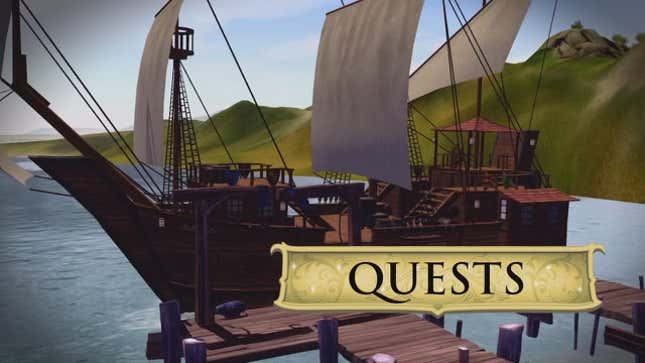 "Questing" and Hero Creation in The Sims Medieval