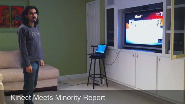 Examining Kinect's Minority Report Effect
