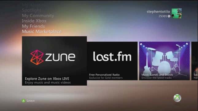 Xbox 360 Transformed Into A Stereo, Via Zune