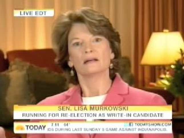 Murkowski Is So Rogue Like That