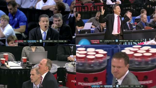 The Angry, Angry Coaches Of The Final Four: A Video Compilation