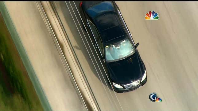 NBC Stalks Tiger Woods's Car With A Blimp; ESPN Asks If Peyton Manning Was Riding Shotgun
