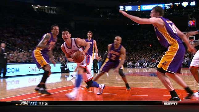 Jeremy Lin Is Eating Derek Fisher Alive