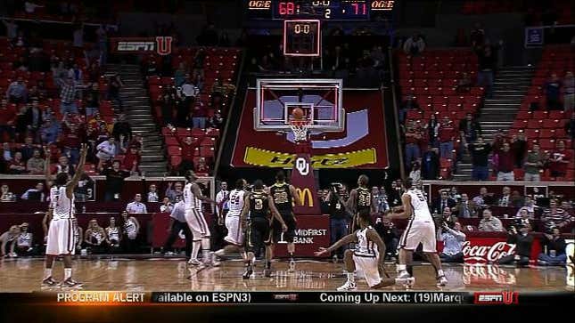 Oklahoma's Steven Pledger Prematurely Celebrated His Game-Tying Buzzer-Beater That Didn't Go In