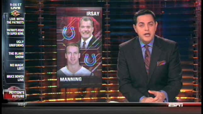 ShortCenter: It's All Hands On Deck For Irsay Vs. Manning