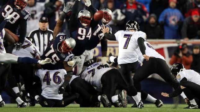 Billy Cundiff Rushed His Kick Because Of An Error On The Gillette Stadium Scoreboard