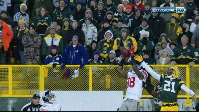 Hakeem Nicks Hauled In A Halftime Hail Mary