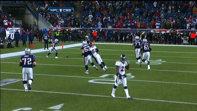 Tom Brady's Punt Finally Brought Some Life To The Broncos Defense, If By Life You Mean Punches