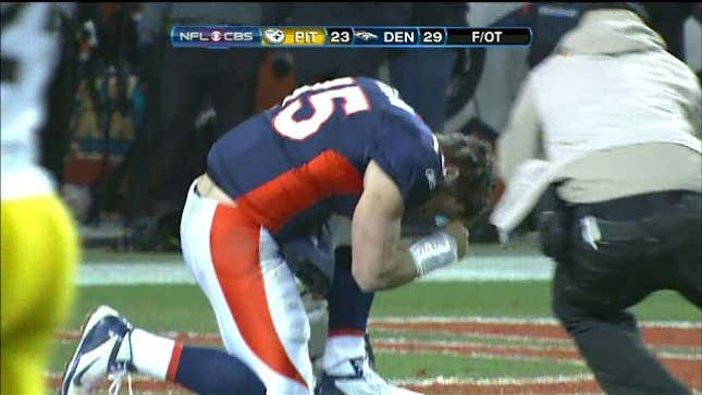 Tim Tebow Just Made You A Believer: His Game-Winning Touchdown Pass On The First Play Of Overtime