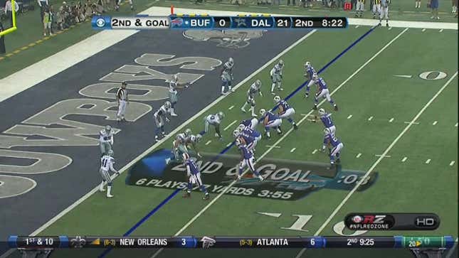 Buffalo's David Nelson Scores Touchdown, Gives Ball To Cowboys Cheerleader Girlfriend
