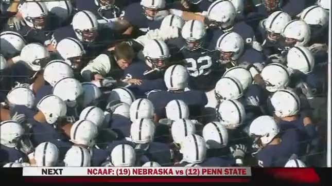 Lee Corso Asks "Where's That Little Kid" As ESPN Gameday Cuts To Penn State Huddle