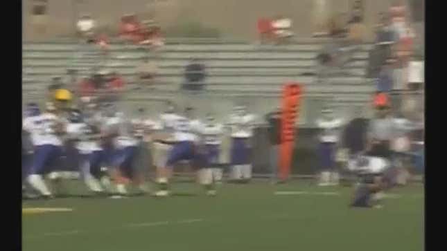 Watch A High School Kicker Nail A 64-Yard Field Goal With Room To Spare