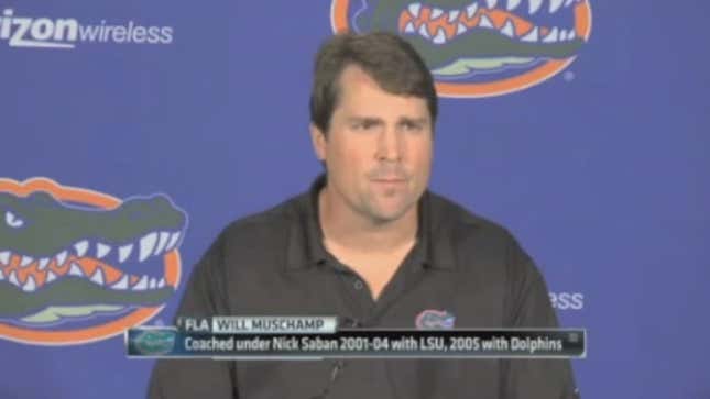 Watch Bemused Florida Coach Will Muschamp Ask An Analogically Clumsy Reporter "What's A Padawan?"