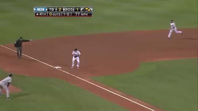 Watch The Red Sox Turn A 5-4-3 Triple Play Tonight