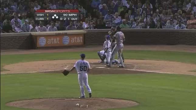 Cubs Fan Catches Foul Ball, Does Not Drop Baby