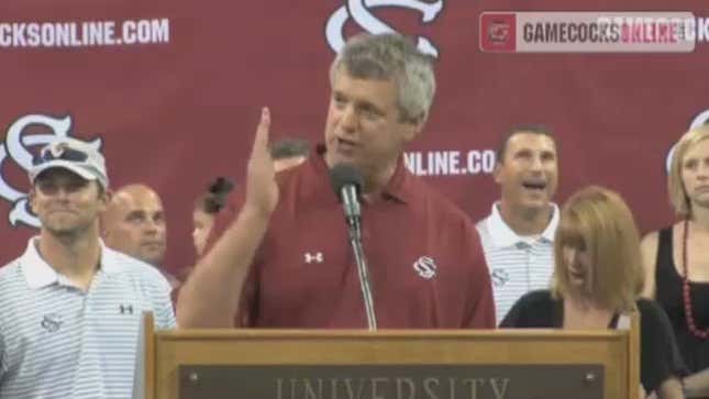 South Carolina Athletic Director Welcomes Back Champion Team Of "Ice Cold Cocks"