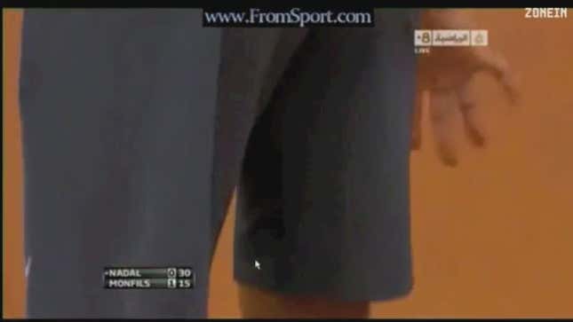 Rafael Nadal 0, His Underwear 1