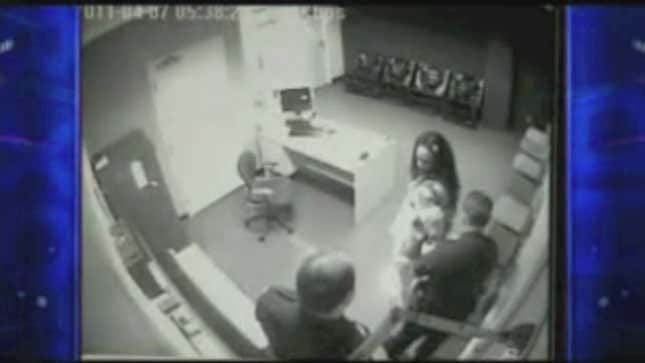 Fox 8 News Provided Us With Both Gloria James's Police Booking And On-Court Attack Videos Free Of Charge
