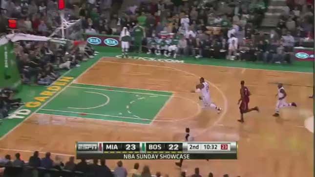 Big Baby Davis Would Like To Have This Fast Break Back