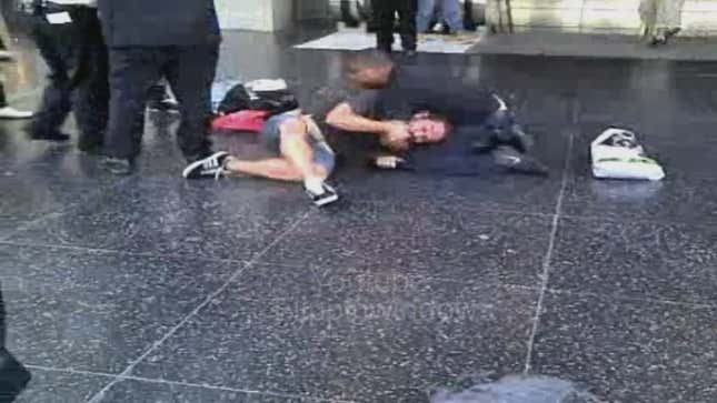 Deaf Guy Getting Choked By Mall Security? Deaf Guy Getting Choked By Mall Security (UPDATE: Video Fixed)
