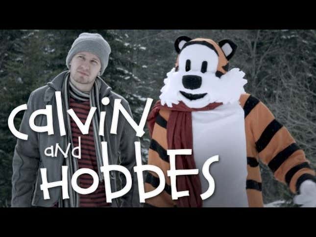 A Grittier, Darker Version of Calvin And Hobbes Works Surprisingly Well