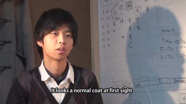 In Japan, There's a "Girlfriend Coat" to Hug Lonely People