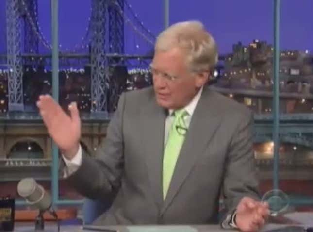 David Letterman: "Leno Has More Cars Than Hertz"