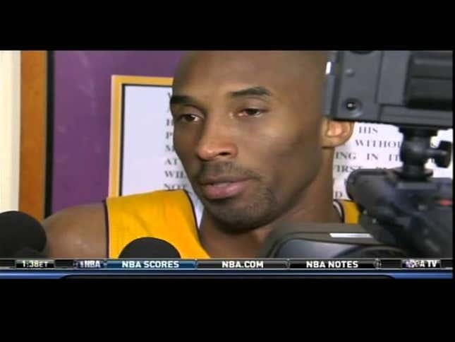 Kobe Bryant Will Fuel His Comeback By Imagining Naysaying Media Even As Media Continue To Nuzzle Kobe Tenderly