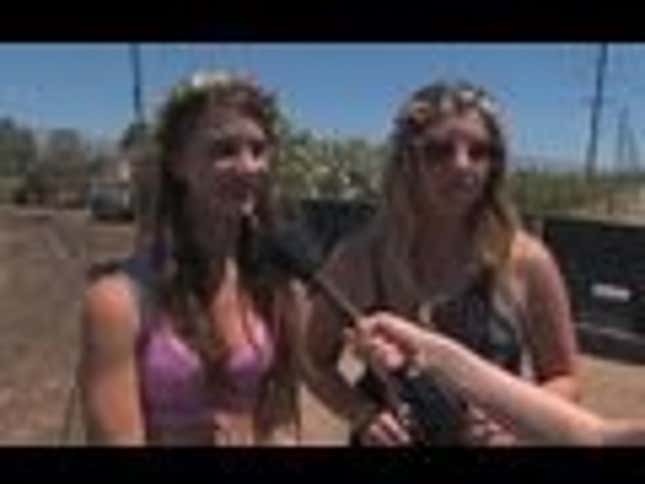 Watch These Clueless Kids at Coachella Lie About Liking Fake Bands