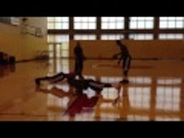 LeBron James Makes His Teammates Do Pushups
