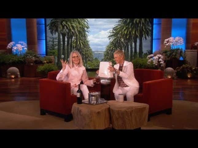 Drunk Diane Keaton on Kissing and Also Hitting Robert De Niro