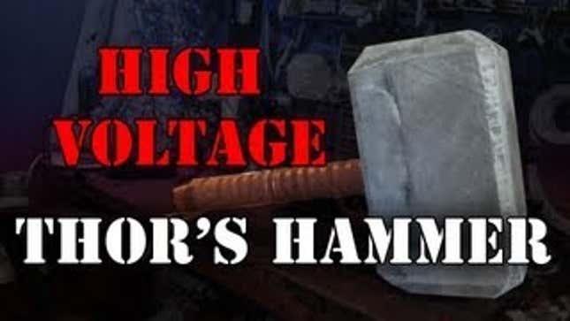 This Is No Ordinary Thor's Hammer Prop. It's Actually Electric.