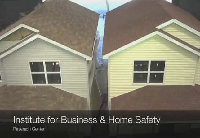 Watch a House Get Annihilated By the Insurance Industry's New Indoor Hurricane Simulator