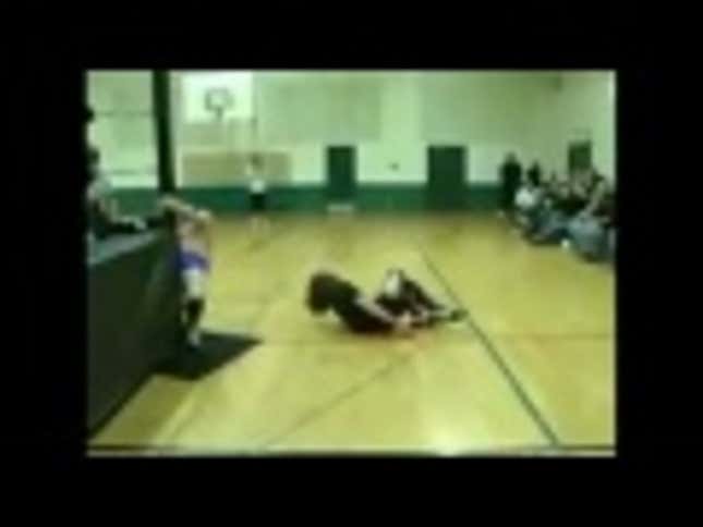 Wrestler Moonsaults Himself Out Of The Ring, With Disastrous Results