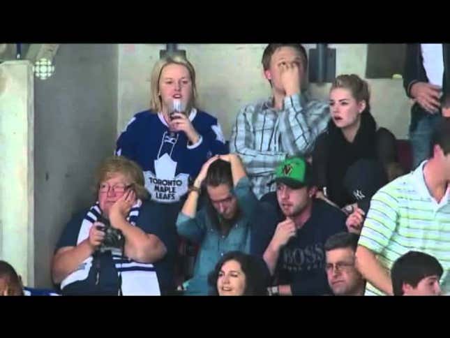 Toronto Maple Leafs Lose, WAGs Exchange Death Eyes