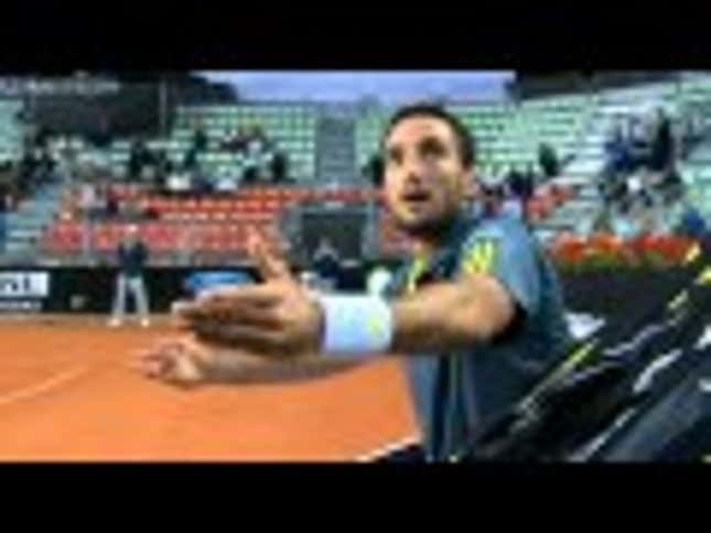 Tennis Player Has Cameraman Help With Epic Tirade Against Chair Umpire
