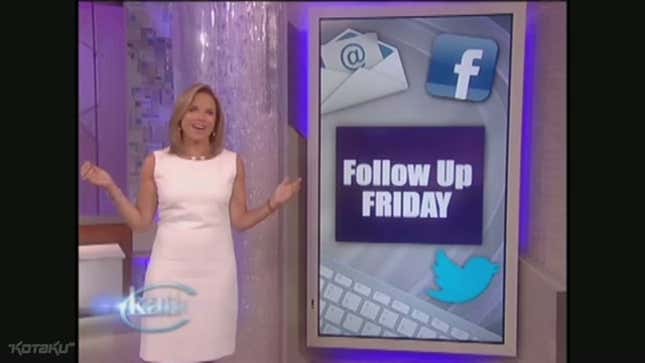Katie Couric Offers 'Mea Culpa' For One-Sided Violent Video Game Show