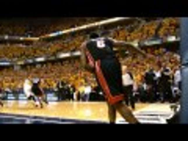 Let's Watch LeBron's Block In Super-Slow-Motion