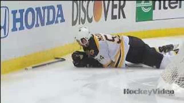 Matt Cooke's Dirty Hit Last Night Got A Fan Kicked Out Of His Band