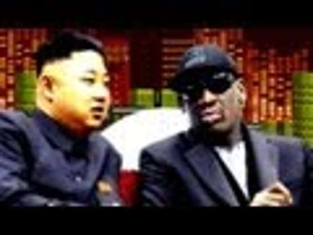 Somebody Turned Dennis Rodman And Kim Jong Un Into An <em>NBA Jam</em> Duo